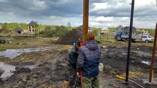 Заказать монтаж винтовых свай в Шебекино - цена под ключ с доставкой от 1843 шт