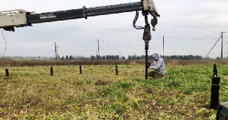Установка винтовых свай Шебекино цена от 3072 руб.